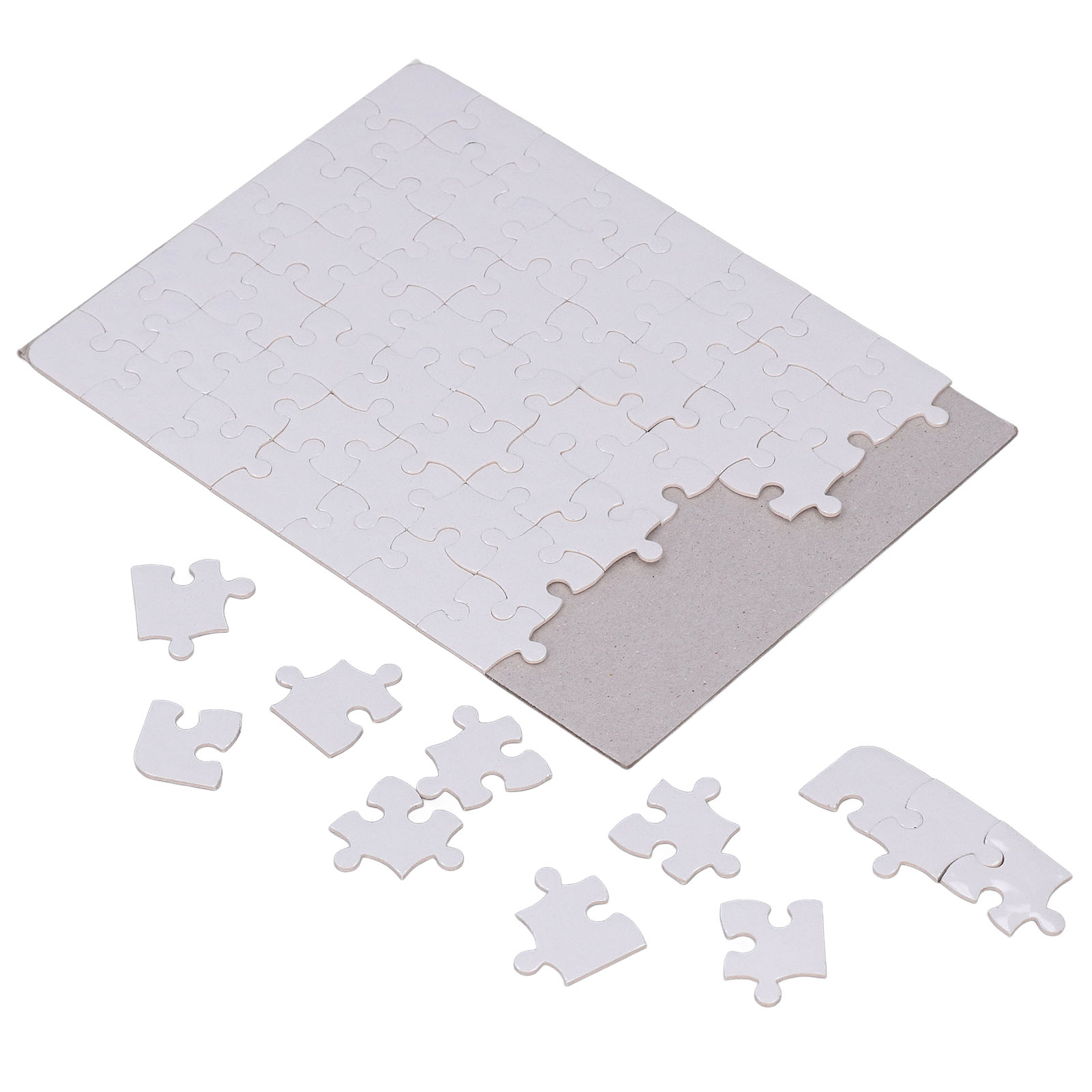 Juego de 6 rompecabezas en bla - Puzzle Blank White reseña y precio