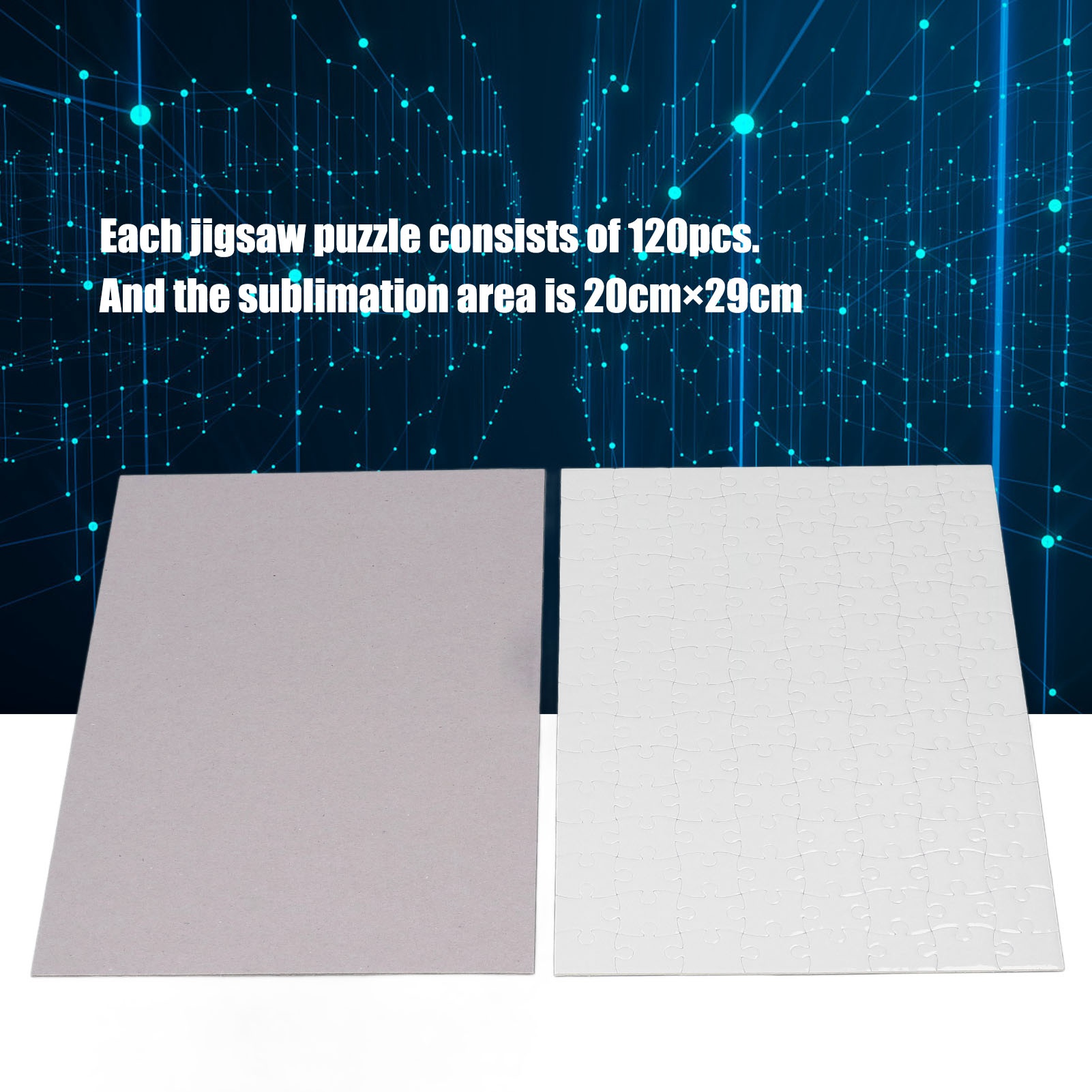Rompecabezas de Impresión, 10  - Puzzle Blank White reseña y precio